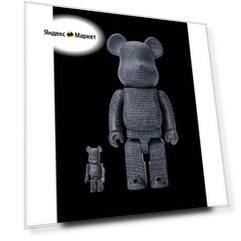 Коллекционная оригинальная фигура Bearbrick British Museum (The Rosetta Stone) 400% 100% / 28 см высота / ABS пластик