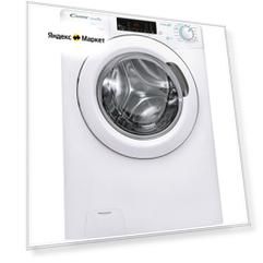 Стиральная машина Candy Smart Pro WS4 1056D1/2, 10кг, 60см x 85см x 34см, черная
