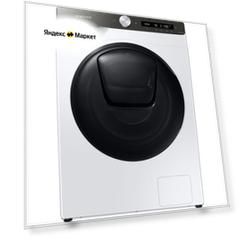 Стиральная машина Samsung WD80T554CBT/LD класс: A загр. фронтальная макс:8кг (с сушкой) белый инвертер