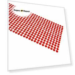 Стразы декоративные на липкой основе, размер 5 мм, количество страз на листе 504 шт