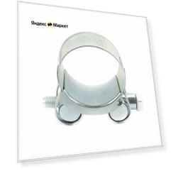 Хомут силовой одноболтовый 80-85 мм W1 RUSBELT (20 штук в упаковке)