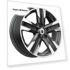 Колесный диск K&K Висмут 7x16 5*114.3 ET45 DIA67.1 Алмаз черный