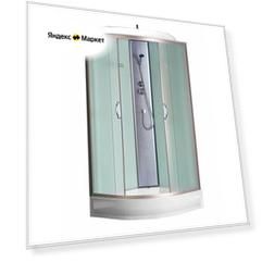 Душевая кабина Loranto 90x90x215, серая, стекло матовое 4мм поддон 13 см (CS-6691 F, 90*90*215)