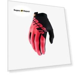 Перчатки 100% ITRACK Black/pink (размер: XL)