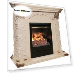 Электрокамин RealFlame Dublin Lux WT с 3D Olympic, имитация живого пламени 3D, увлажнение, пульт ДУ, обогрев
