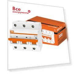 Автомат TDM ВА47-100 3Р, 25 А,10 кА, С SQ0207-0070