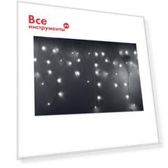 Гирлянда Neon-Night АЙСИКЛ бахрома, 4,8х0,6 м, белый ПВХ, 152LED белые 255-137-6