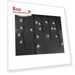 Гирлянда Neon-Night АЙСИКЛ бахрома, 4,8х0,6 м, черный ПВХ, 176LED белые 255-135
