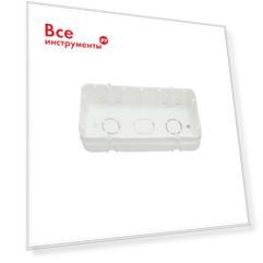 Коробка для двухместной рамочно-узловой сборки для бетона и кирпича BYLECTRICA К-211