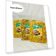 Зерновая смесь кукуруза+пшеница на карпа и карася 3кг в вакууме для клевой рыбалки. Натуральная