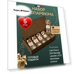 Ароматизатор для автомобиля, автопарфюм, вонючка, подарочный набор 5 шт