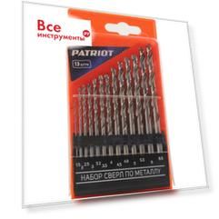 Набор сверл по металлу Patriot 815010543