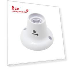 Патрон-стойка OXION PVC-H005WH-E27