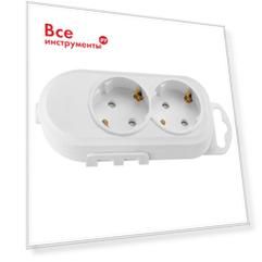 Двухместная переносная розетка BYLECTRICA Р16-9146