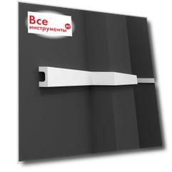 Декоративные бруски/рейки ПРАЙМДЕКОР IX профиль B40, из HiXPS серия iX, 2 м 22700