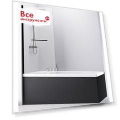 Шторка на ванну ABBER Immer Offen AG70080B