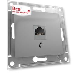Телефонная розетка Systeme Electric Glossa GSL000381T