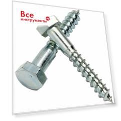Шуруп крепежная техника 12x300 5 шт. 497202 БК