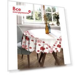 Круглая тканевая скатерть на стол JOYARTY Сердце из цветов rtcf01_422613_150x150