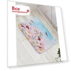 Противоскользящий коврик для ванной, сауны, бассейна JOYARTY Ромашки в небе bath_7481