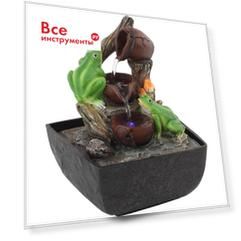 Настольный фонтан с подсветкой GREEN APPLE Лягушки Б0038778