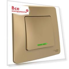 Одноклавишный выключатель Systeme Electric Blanca BLNVS010114
