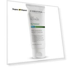 Christina Восстанавливающий ночной крем с бакучиолом, 60 мл - Line Repair Nutrient Niacinamide Night Cream