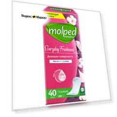 Molped прокладки Everyday freshness, 2 капли, 40 шт.