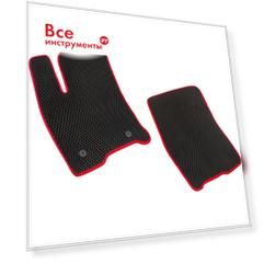 Передние коврики для FAW Besturn X80 2013 2022 Vicecar 2EV10001-красный