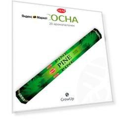 HEM Сосна - 20 шт, ароматические благовония, палочки, Pine - Hexa ХЕМ