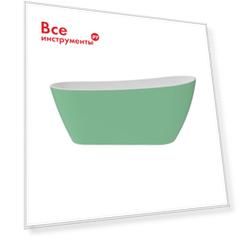 Отдельно стоящая акриловая ванна Teymi Solli 170x74x75, зелёная матовая T130107 ЦБ-00268820