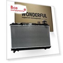 Радиатор охлаждения для а/м Chery Tiggo (T11) (05-) 1.6i/1.8i/2.0i MT WONDERFUL T11-1301110BA ТМ 906218