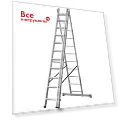 Алюминиевая трехсекционная лестница Новая Высота 2230311
