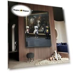 Kaws картина, интерьерная картина на холсте, 20х30 см.