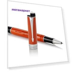 Ручка-роллер Parker Duofold Classic International, Big Red CT, FBlack