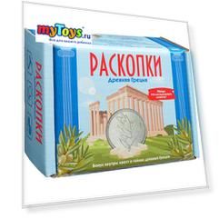 Набор Настоящие раскопки "Древняя Греция", с монетами