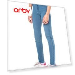 Джинсы slim для девочки