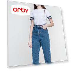 джинсы mom fit для девочки