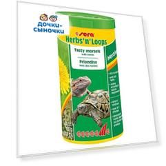 корм Sera для рептилий Herbs’n’Loops 1000 мл, 120