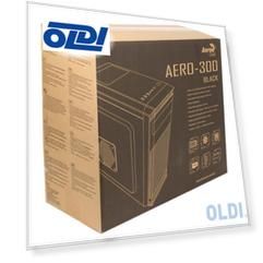 Корпус Aerocool [PGS-A] Aero-300 чёрный , ATX, без БП, 1x USB 3.0 + 2x USB 2.0