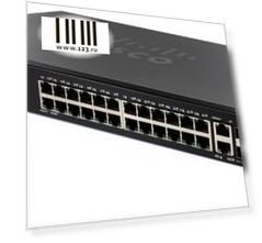 Коммутатор [SG350X-24PD-K9-EU] Cisco SB SG350X-24PD 24-Port 2.5G PoE Stackable Managed Switch