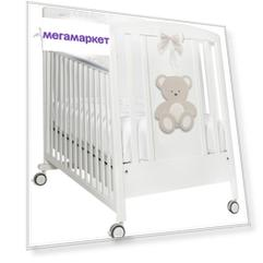 Кровать Italbaby Peluche белый/крем