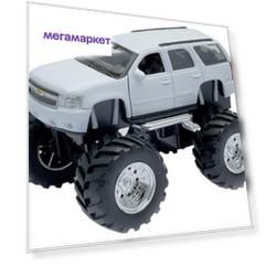Коллекционная модель Welly Chevrolet Tahoe Big Wheel 47002 1:34