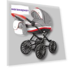 Коляска Bebe-mobile Ines 2 в 1 цвет R2 red, graphite