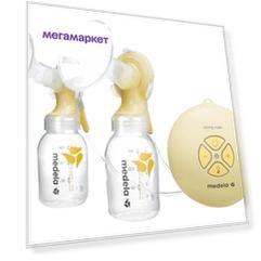 Молокоотсос двойной электрический Medela Swing Maxi + Соска Calma