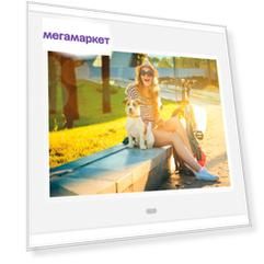 Цифровая фоторамка Digma PF-833 White