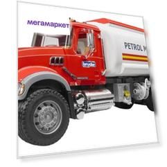 Бензовоз MACK красная кабина 1:16 Bruder 02-827