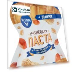 Арахисовая паста Vicenta с кусочками арахиса 65г