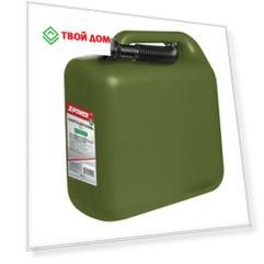 Канистра для топлива 10л. Цвет - оливковый. Zipower