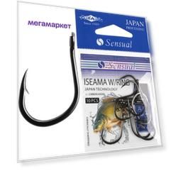 Одинарные крючки Mikado Chod Hook  №1 BN, с колечком, загнутое острие, с бородкой
